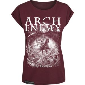 Arch Enemy My Apocalypse - Limited edition dívcí tricko burgundská červeň