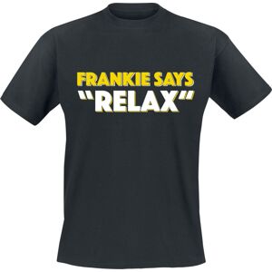 Sprüche Frankie Says Relax Tričko černá