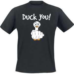 Duck You! tricko černá