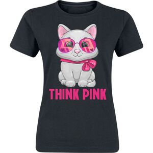 Tierisch Think Pink Dámské tričko černá
