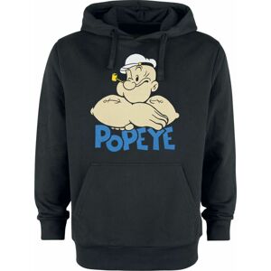 Popeye Popeye Pose Mikina s kapucí černá