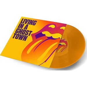 The Rolling Stones Living in a ghost town 10 inch-MAXI oranžová
