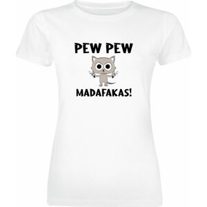 Tierisch Pew Pew Madafakas Dámské tričko bílá