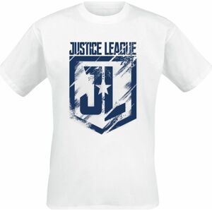 Justice League Core Indigo Logo Tričko bílá
