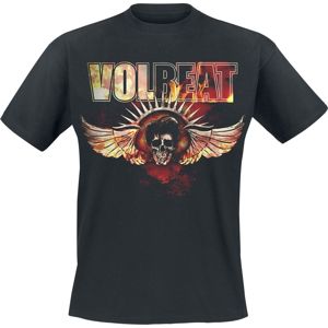Volbeat Burning Skullwing tricko černá