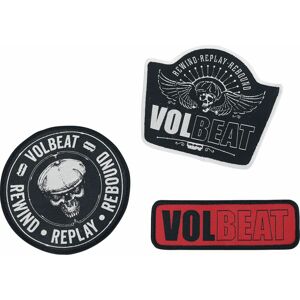 Volbeat Rewind, Replay, Rebound nášivka cerná/bílá/cervená
