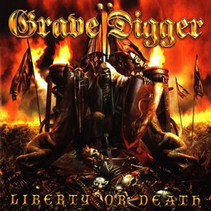 Grave Digger Liberty or death LP potřísněné
