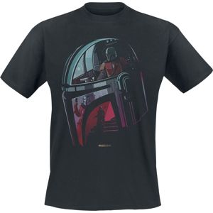 Star Wars The Mandalorian - Helmet Tričko černá