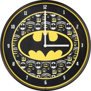 Batman Batman Logo Nástenné hodiny cerná/žlutá