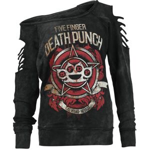 Five Finger Death Punch Logo Star Dámská mikina šedá