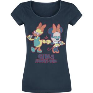 Mickey & Minnie Mouse Girls Always Win Dámské tričko námořnická modrá