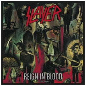 Slayer Reign In Blood nášivka vícebarevný