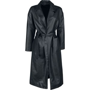 Forplay Polyuretánový ovesize kabát New York Dívcí kabát černá