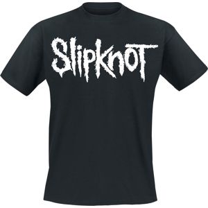 Slipknot White Logo Tričko černá