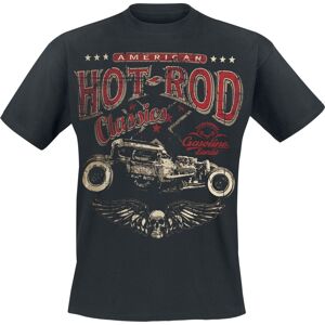 Gasoline Bandit Hot Rod Classics Tričko černá
