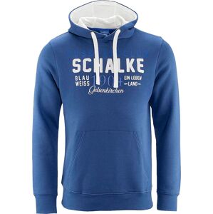 FC Schalke 04 Schalke Fußballclub Mikina s kapucí námořnická modrá