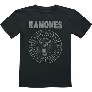 Ramones Kids - Seal Hey Ho Lets Go Backprint detské tricko černá