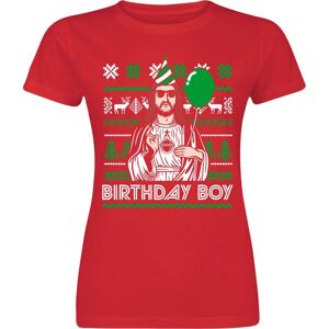 Sprüche Birthday Boy Dámské tričko červená