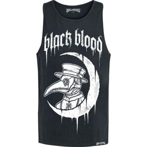 Black Blood by Gothicana Top s potiskem Tank top černá