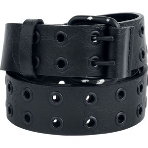 Black Premium by EMP Hole Rivet Belt Opasky černá