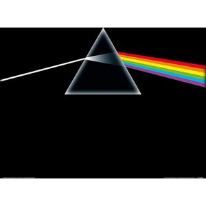 Pink Floyd Dark Side Of The Moon Zarámovaný obraz cerná/barevná