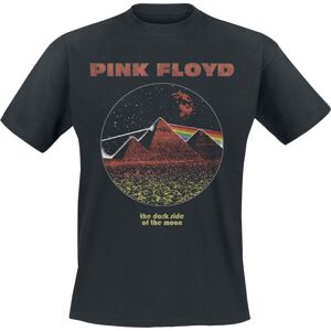 Pink Floyd DSTOM Pyramids Vintage Tričko černá