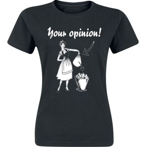Your Opinion! dívcí tricko černá