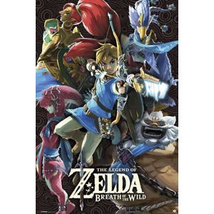 The Legend Of Zelda Breath Of The Wild - Divine Beasts plakát vícebarevný
