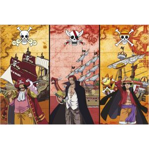 One Piece Captains and Boats plakát vícebarevný