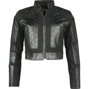 Gothicana by EMP Short jacket with faux leather details Dámská bunda černá
