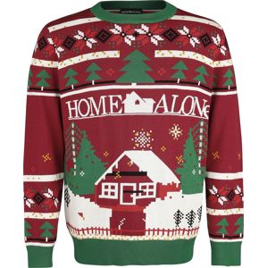 Home Alone House Pletený svetr červená