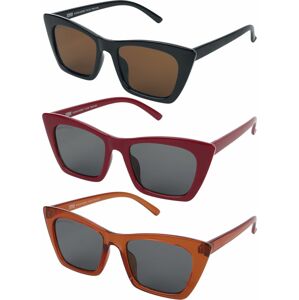 Urban Classics Tilos 3-Pack Slunecní brýle vícebarevný