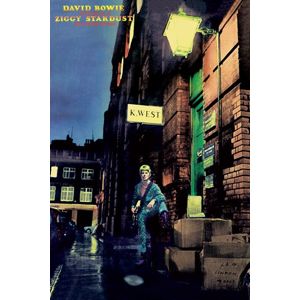 David Bowie Ziggy Stardust plakát vícebarevný