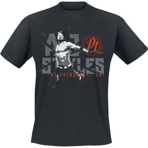 WWE AJ Styles Tričko černá