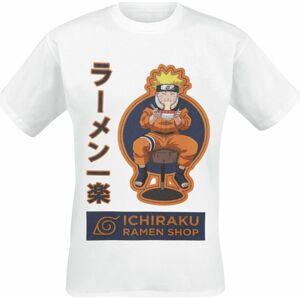 Naruto Ichiraku Ramen Shop Tričko bílá