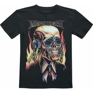 Megadeth Kids - Flaming Vic detské tricko černá