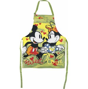 Mickey & Minnie Mouse Micky und Minnie Kuchyňská zástěra vícebarevný