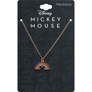 Mickey & Minnie Mouse Rainbow Náhrdelník - řetízek zlatá