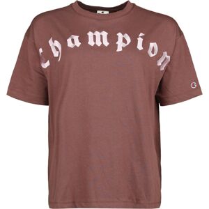 Champion Tričko s klasickým výstřihem Dámské tričko bordová