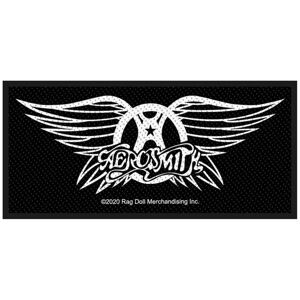 Aerosmith Aerosmith Logo nášivka cerná/bílá
