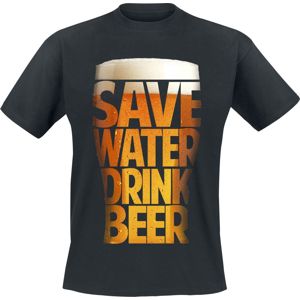 Save Water Drink Beer Tričko černá