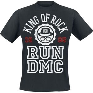 Run DMC Collegiate - King Of Rock 1985 Tričko černá