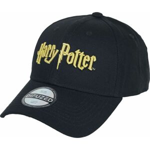 Harry Potter Gold Logo Baseballová kšiltovka černá