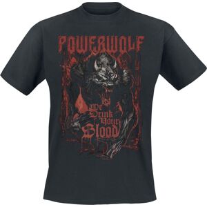 Powerwolf We Drink Your Blood Tričko černá