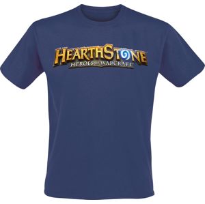 Hearthstone Logo - Heroes Of Warcraft tricko modrá