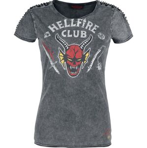 Stranger Things Hellfire Club Dámské tričko tmavě šedá