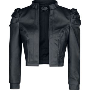 H&R London Bunda Serena Dámská bunda - imitace kůže černá