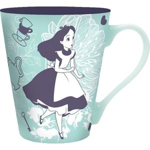 Alice in Wonderland Alice & Kočká Šklíba šálek na caj vícebarevný