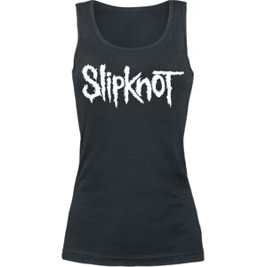 Slipknot White Logo dívcí top černá