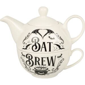 Alchemy England Čajová sada Bat Brew Konvice na čaj bílá/cerná